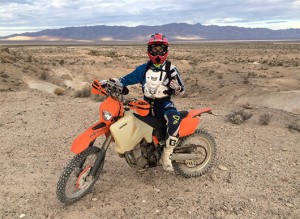 Brian Pierce, host of Seat Time, Rally testing in the Nevada desert