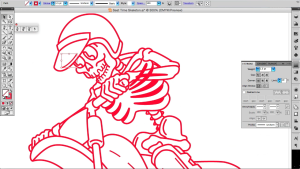 seat time skeleton shirt