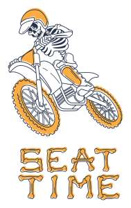 seat time skeleton shirt