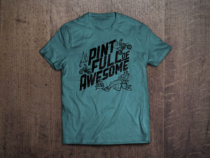 seat time pint full of awesome shirt