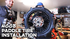 sand paddle tire installation