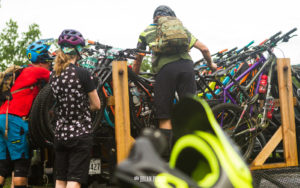 Loading the shuttle.