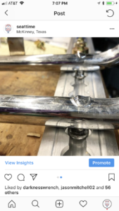 Second screenshot of wheel chock on instagram