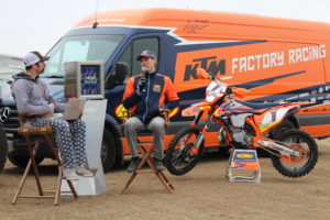 Brian Pierce and Cody Webb sitting during their interview