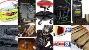 an array of gifts for dirt bikers