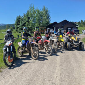 A group of riding buddies enjoy the reasons of why they ride