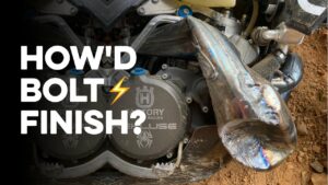 Billy Bolt's smashed FMF Pipe Youtube Thumbnail