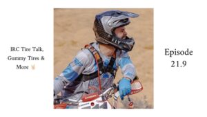 seat time podcast thumbnail of a rider in his gear smiling.