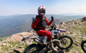 Dirt bike rider in Colorado