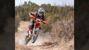 Cole Kirkpatrick racing in West Texas.