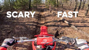 Brian Pierce riding the 2024 GasGas EX 350F on its first outing, featured by Seat Time