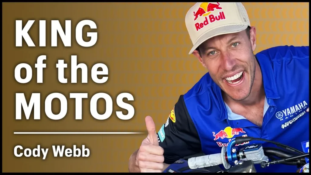 Cody Webb showing he is ready for the 2026 King of the Motos