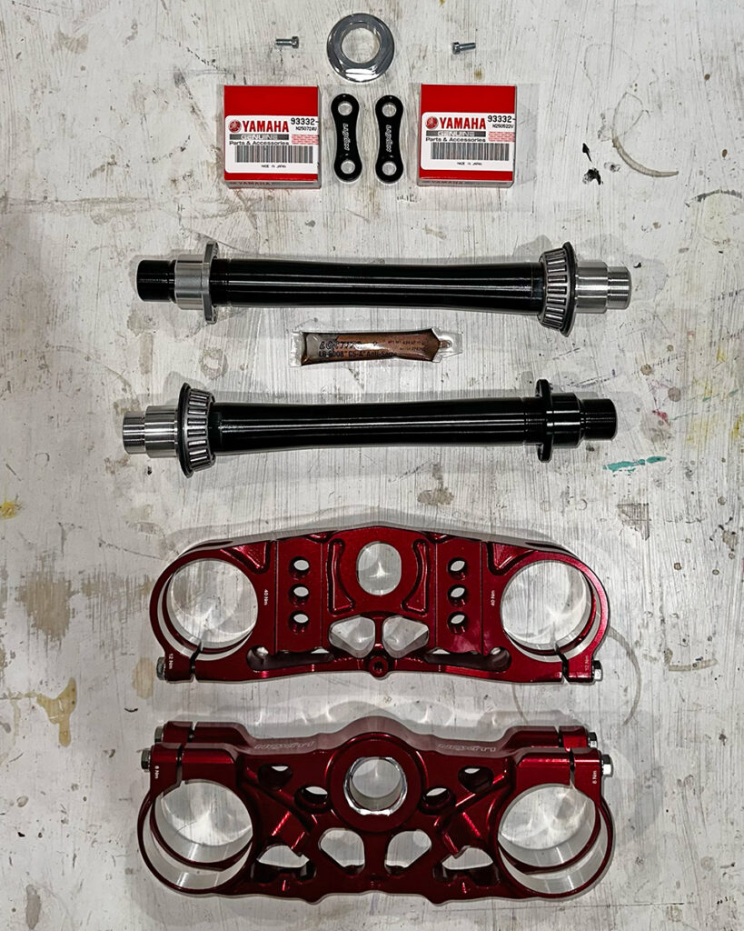 The Luxon Gen3 Pro Clamp kit laid out after coming out of the box.