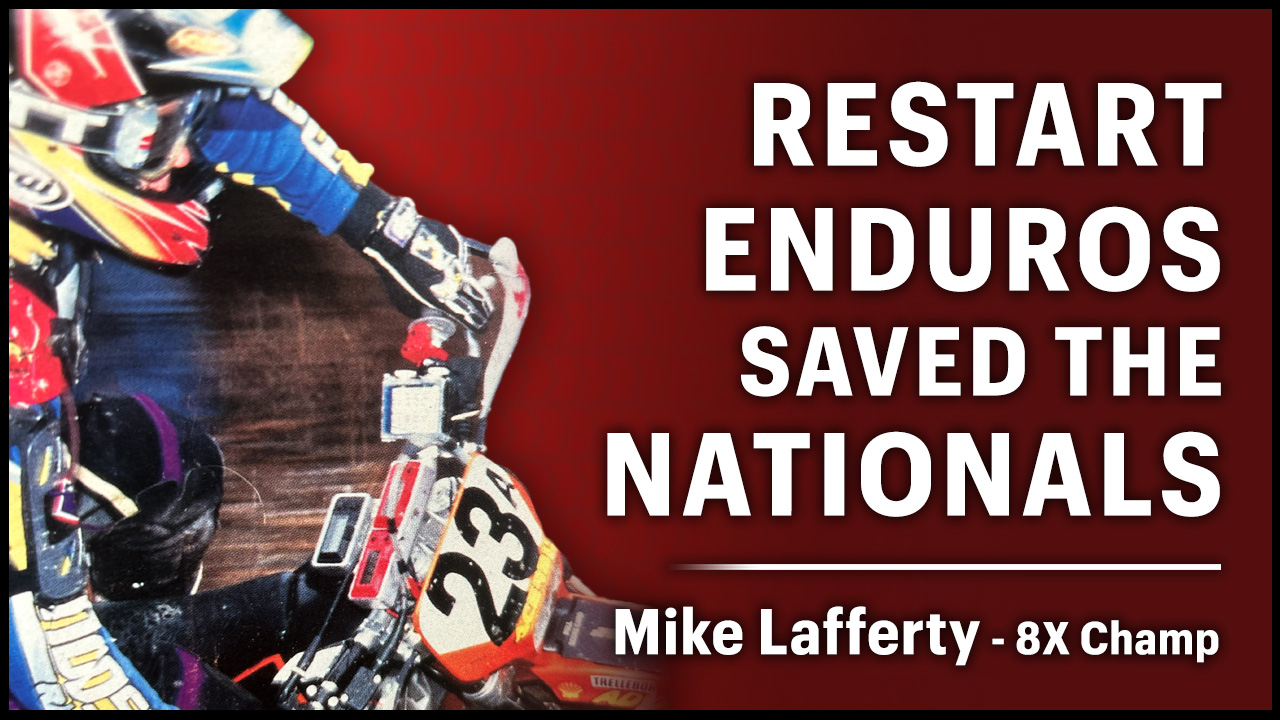 Mike Lafferty shares why timekeeping enduros went away.